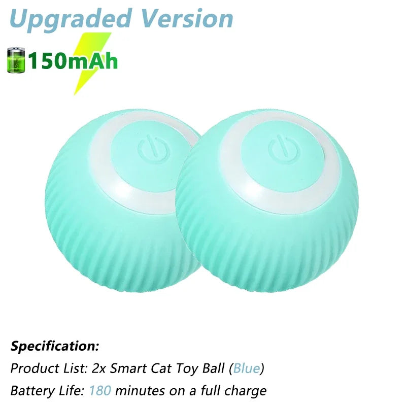 Electric Interactive Rolling Ball for Cats - Smart Toy and Game Accessory
