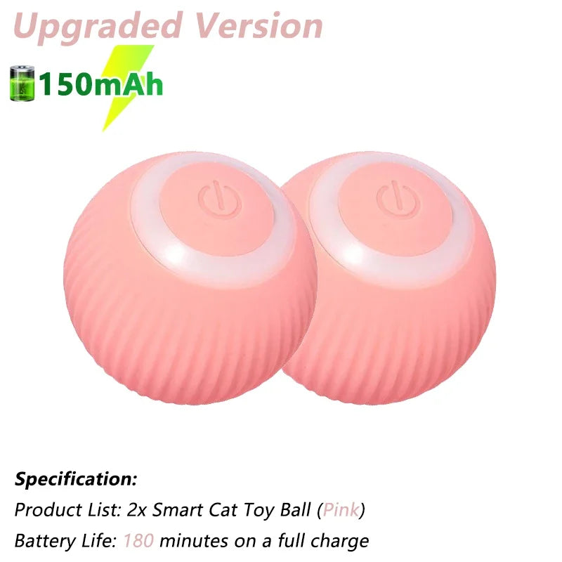 Electric Interactive Rolling Ball for Cats - Smart Toy and Game Accessory
