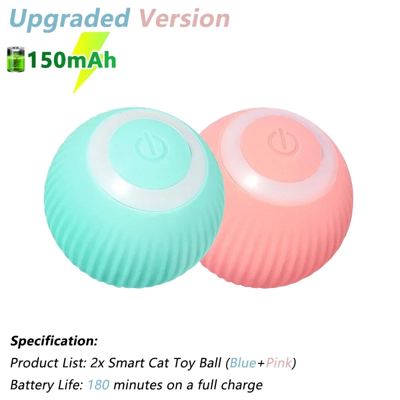 Electric Interactive Rolling Ball for Cats - Smart Toy and Game Accessory