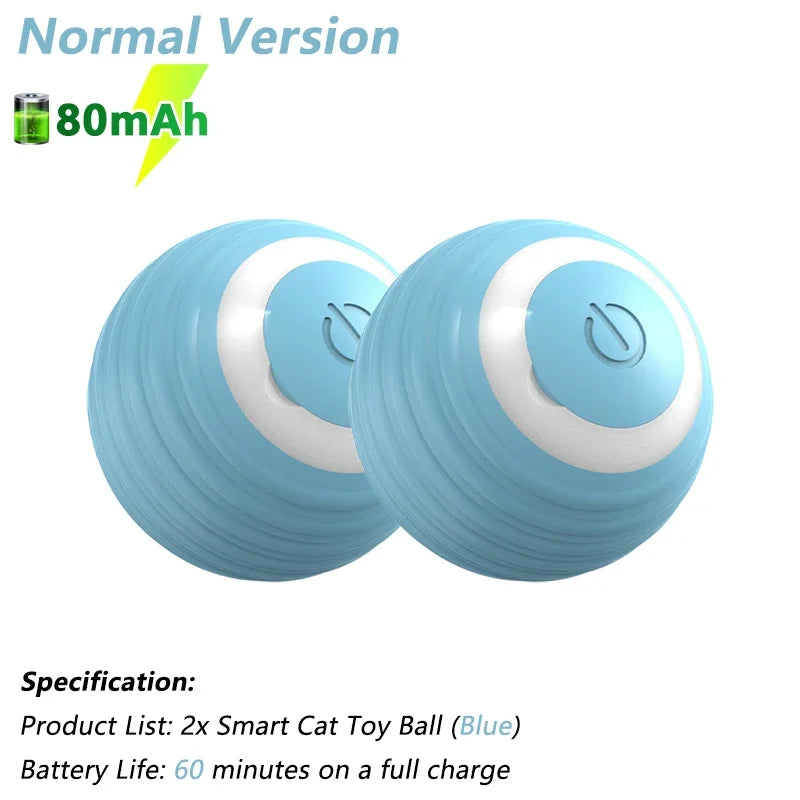 Electric Interactive Rolling Ball for Cats - Smart Toy and Game Accessory