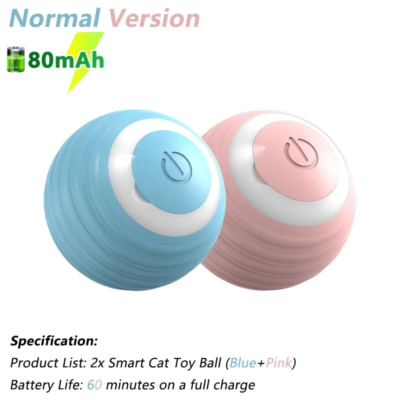 Electric Interactive Rolling Ball for Cats - Smart Toy and Game Accessory
