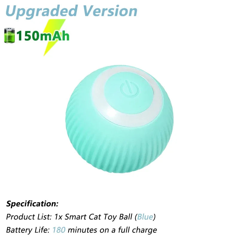 Electric Interactive Rolling Ball for Cats - Smart Toy and Game Accessory