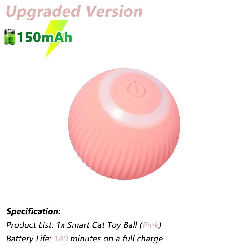 Electric Interactive Rolling Ball for Cats - Smart Toy and Game Accessory
