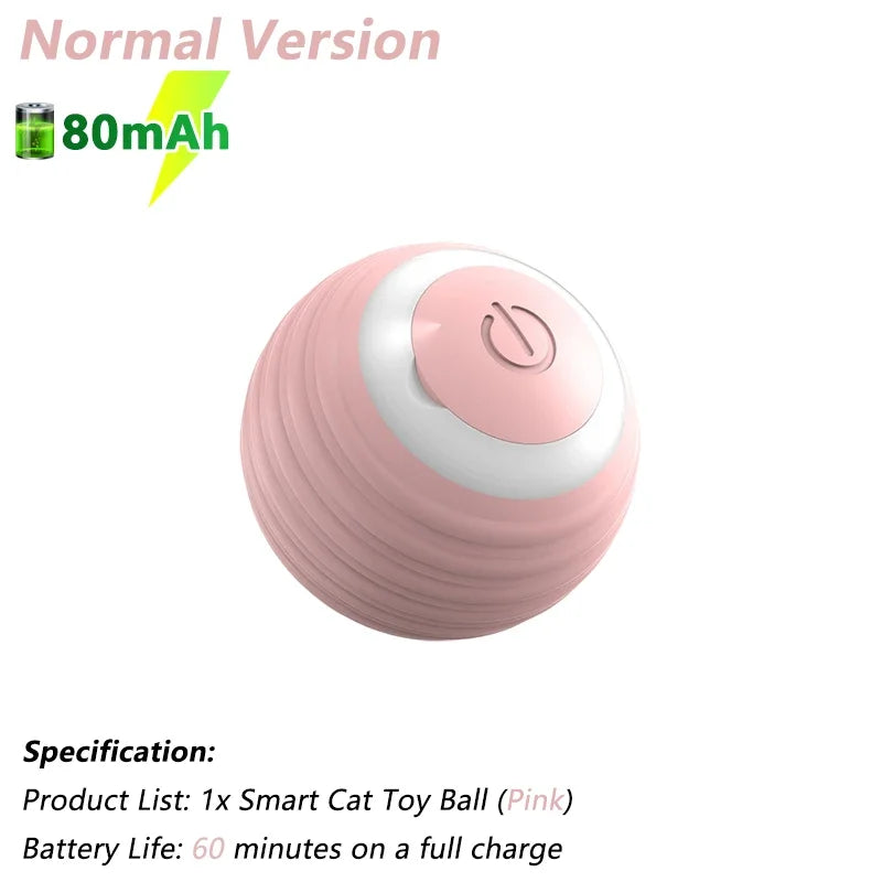 Electric Interactive Rolling Ball for Cats - Smart Toy and Game Accessory