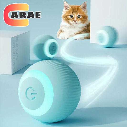 Electric Interactive Rolling Ball for Cats - Smart Toy and Game Accessory